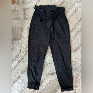 Elevenses high-waist black pant